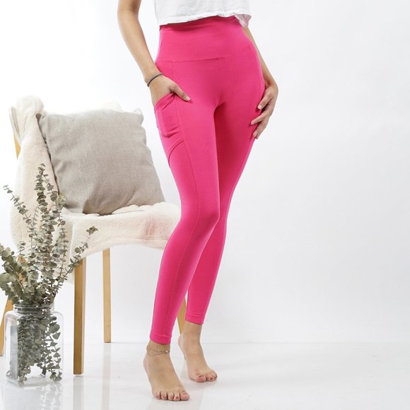 Tummy Control (Compression) Side Pocket Leggings - Picture 1 of 3